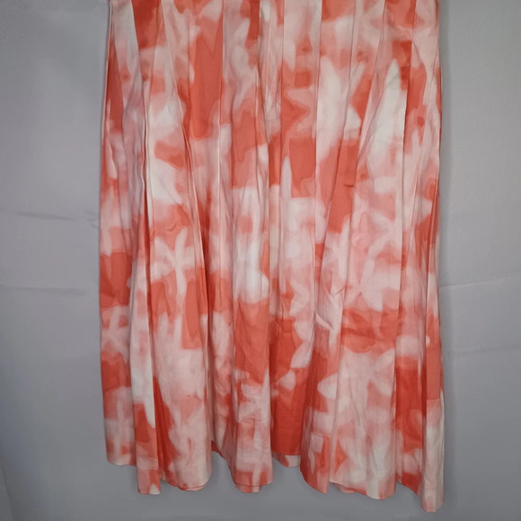 Calvin Klein pleated summer sleeveless tie dye dress - Picture 8 of 11